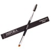 Duo Eyebrow Brush & Spoolie by Impora London. Flat, Angled