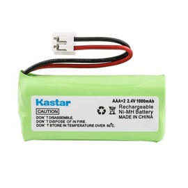 Kastar 2-PACK AAAX2 2.4V EH 1000mAh Ni-MH Rechargeable Battery for BT184342 BT284342 BT18433 BT28433 BT-1011 BT-1022 BT-1031 Vtech CS6229 DS6301 Uniden Wxi3077 ECT4066 DECT4096 Motorola Cordless phone