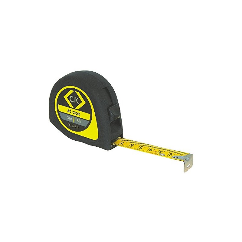 C.K T3442 16 Softech Metric/Imperial Measuring Tape,5 m - 16