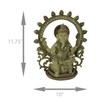 Zeckos Lord Ganesha Sitting Holding Sacred Objects Statue