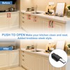 sourcing map 2 Pcs Magnetic Push Latches for Cabinet Door,
