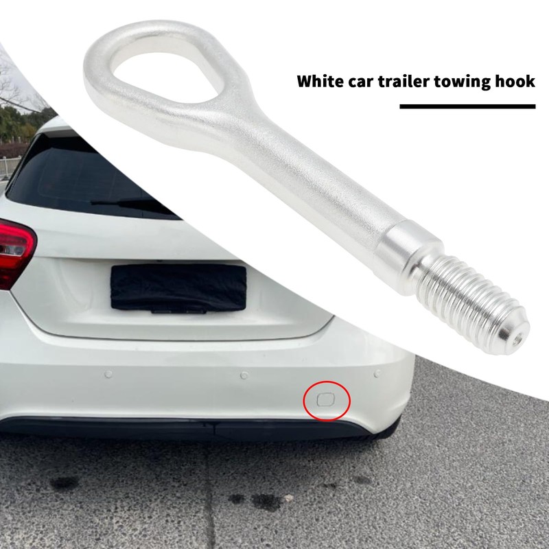 LT Easiyl 1 x Car Tow Hook White Trailer A2206280135