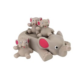 Toi-Toys Little Stars Bathtub Playset Large Bath Elephant & Little Elephant