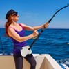 PELLOR Fishing Fighting Belt, 362° Adjustable Fishing Rod Holder with