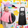 NOCHME Schürze für Kinder mit Tasche und Kochmütze, verstellbarem Schnallenkragen,