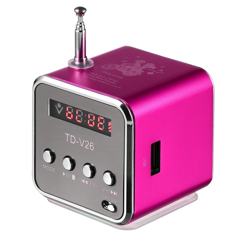 iplusmile TD-V26 Digital Speaker Mini Speaker FM Radio Stereo MP3