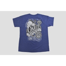 Omit Apparel Mens Indian Trade Post Icon Heather Blue Streetwear Shirt NWT Large