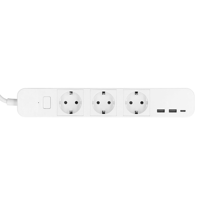 Smart Power Strip 3 Outlets 2 USB Ports 1 Type