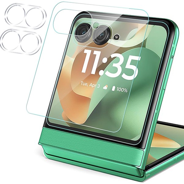 MOOISVS 2+2packs Screen Protector for Motorola Razr 60/Moto Razr 2025(Front
