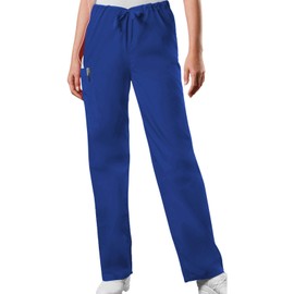 Cherokee Cargo Pant for Men and Women with 3 Pockets Adjustable Webbed Drawstring 4100S, M Short, Galaxy Blue