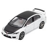 DIECASTTEAM 1/64 Honda Civic Type-R FD2 White/Black Hood & Roof