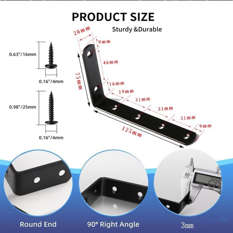 4PCS Furniture Anchors Anti Tip Furniture Anchors for Baby Pet