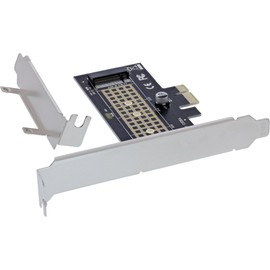InLine PCI Express Card to 1x Internal NVMe M.2 Key M, PCIe x1, 76660S