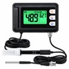 Digital pH and Temperature Monitor for Aquarium & Water Testing