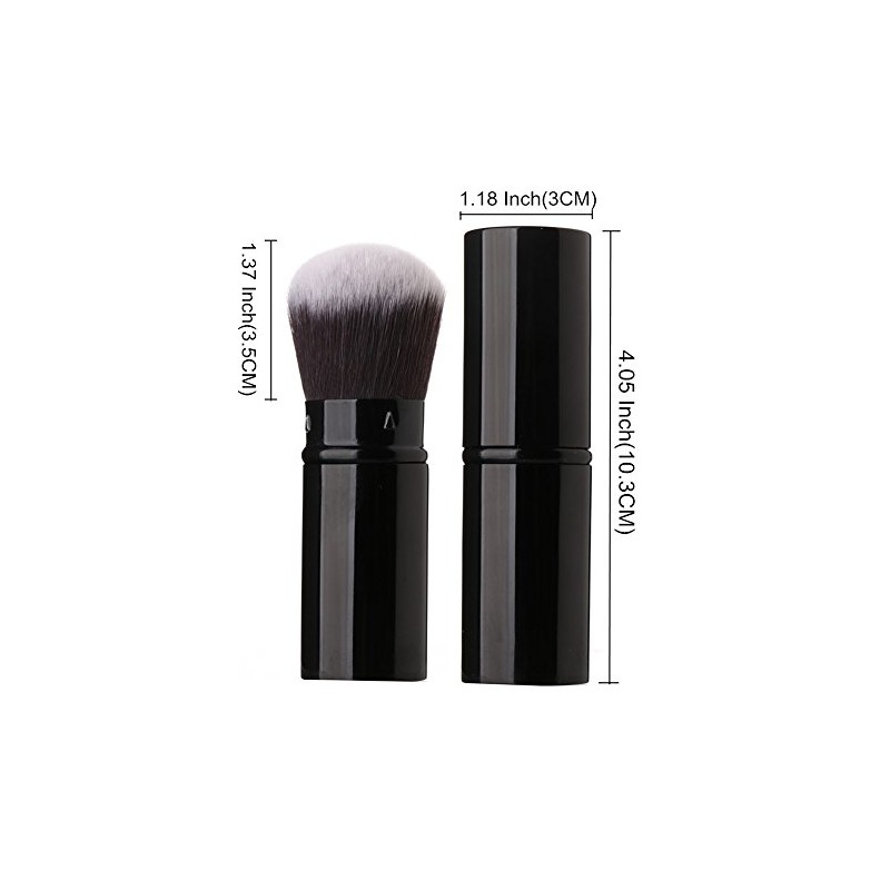 Retractable Makeup Blush Brushes, Sinide Professional Kabuki Brush Set -