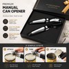 3-Piece Manual Can Opener Set for Kitchen Use – Stainless