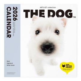 THE DOG 2026 Wall Calendar Large Size [West Highlands White Terrier]