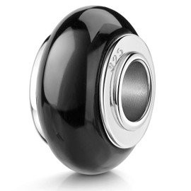 MATERIA by Matthias Wagner Gemstone Pendant Silver 925 – Natural Stone Charms & Beads for Women, Gemstone