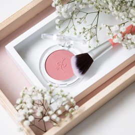 benecos - Natural Cosmetics - Powder Blush - Pressed - with Organic Castor Oil - Mallow Rose
