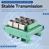 RJ45 8p8c Jack 9-Way Buss Board, Din Rail Mount Ethernet