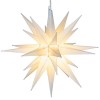 Elf Logic 21" Large Warm White LED Moravian Star -
