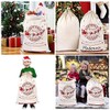 OurWarm 2pcs Large Santa Sacks, Bags, Canvas Blank Storage Bags
