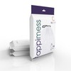 happimess HPM3000C-WHITE 13.2 Gallon Kitchen Drawstring Trash Bags, Trash Can