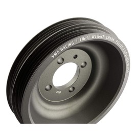 VMS RACING 90-99 Light Weight Billet Aluminum Crankshaft CRANK PULLEY Compatible with Mitsubishi Eclipse Eagle Talon 1990-1999 4G63 Engines ONLY OEM SIZE (uses same belts)