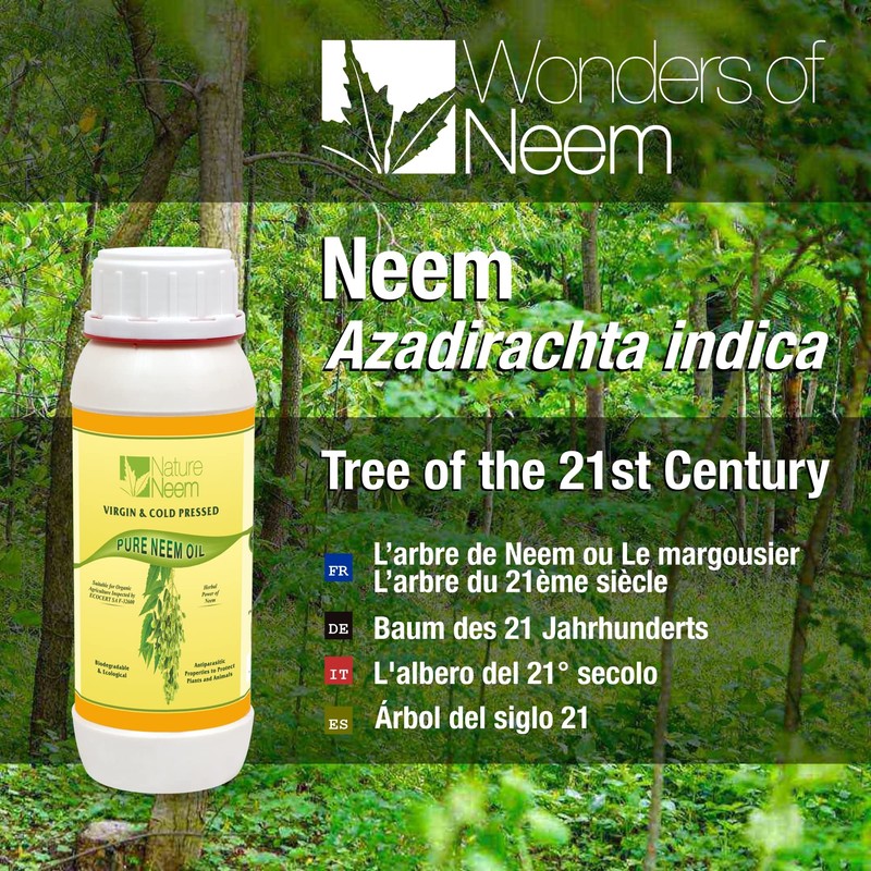 Pure Neem Oil - Cold Pressed - 500 ml -