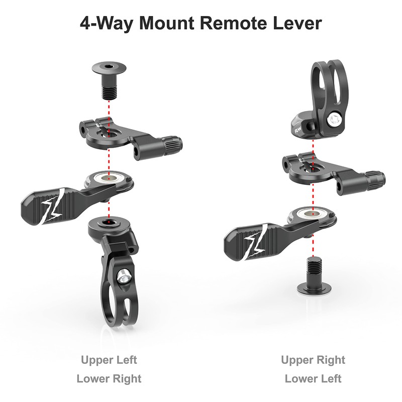 Funn UpDown Mountain Bike Dropper Seatpost 4 Way Mount CNC