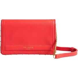 Ted Baker London KAHNISA Studded Edge Coral Leather Wallet