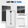 ECO-WORTHY 100 Watt Solar Panel 18 Volt Monocrystalline Solar Panel