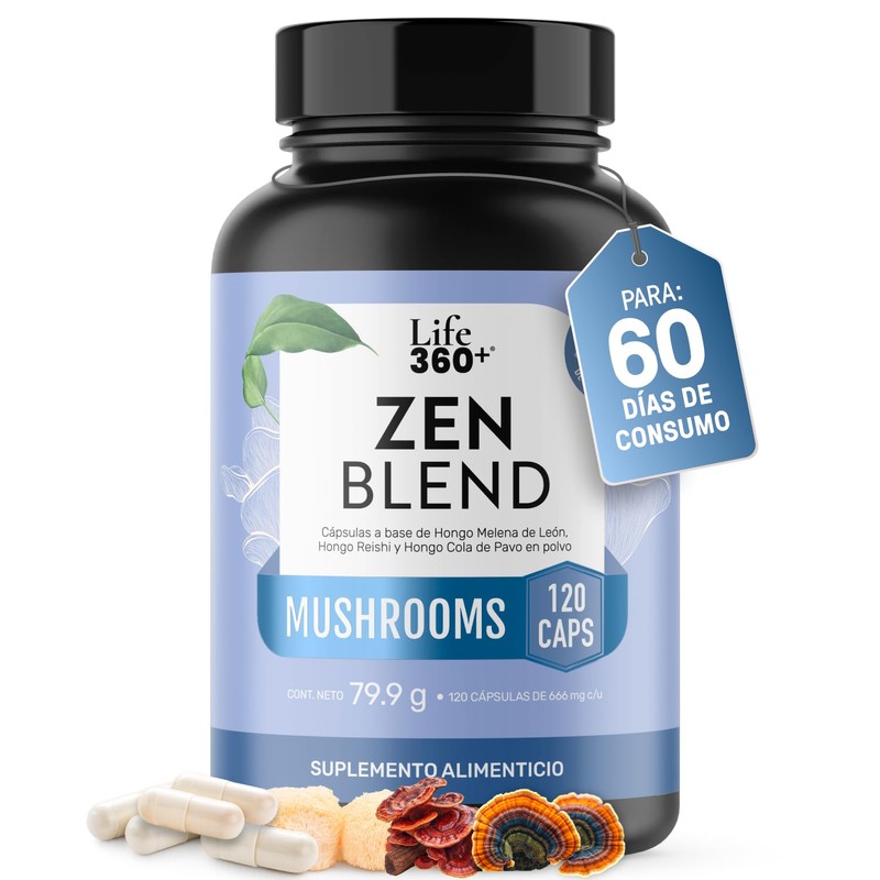 LIFE 360+ Zen Blend con Melena de León | 120