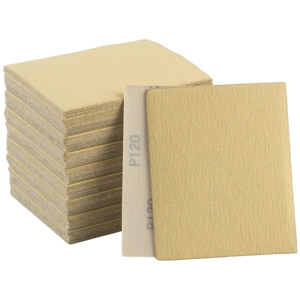 SATC 120 Grit Gold - 1/4 Sheet Hook & Loop