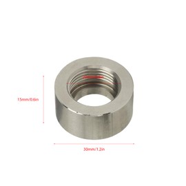 Sensor Repair Bung, 20mm * 1.5 Sensor Repair Bung Sensor Weld On Fitting Bung with Hardness Rustproof ForDiesel Particulate Matter Soot Sensors