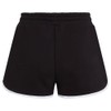 Karl Lagerfeld Jeans Women's Binding Sweat Shorts, black, XL