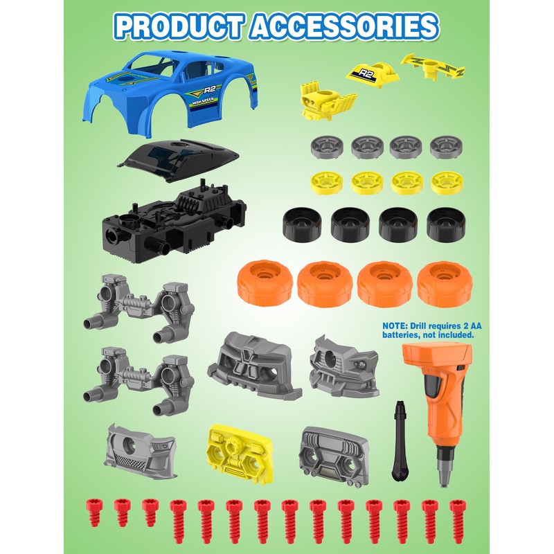 Klsniur Take Apart Racing Car Toys for 3+ Year Old