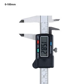 Digital Vernier Caliper, 0-100mm /0-4inch Electronic Caliper with Extra-Large LCD Screen Digital Precision Measuring Tools, Inch/Metric Conversion