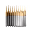CYSFETENA Pack of 10 3.175 x 0.6 mm End Mills