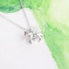 Boma Jewelry Sterling Silver Origami Horse Necklace, 18 Inches