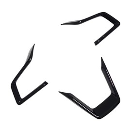 Kolya Compatible with 2019-2025 Subaru Forester Outback Crosstrek Accessories Steering Wheel Frame Tirm Button Cover (Glossy Black)