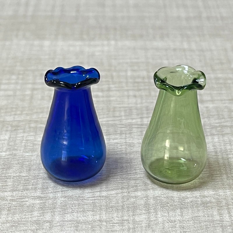 SPANSEE 2 PCS Mini Vase for Cat Whiskers, Miniature Vase,