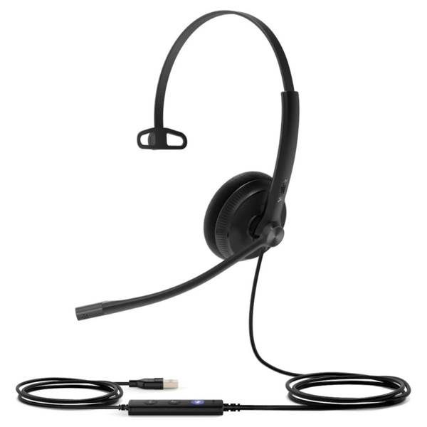 Yealink USB Wired Headset - Mono - USB - Wired