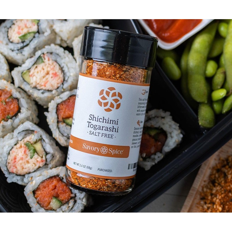 Savory Spice Shichimi Togarashi (Salt-Free) - Japanese 7 Spice Seasoning