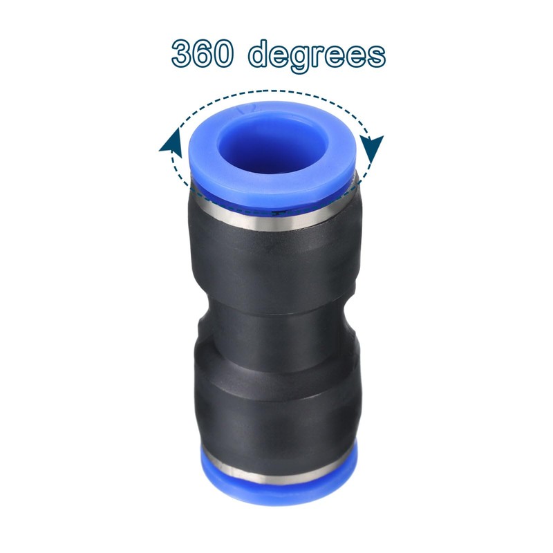 QUARKZMAN Push Connection 12 mm Pipe AD Quick Coupling Air