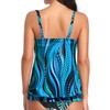 Yonique Womens Blouson Tankini Top No Bottom Loose Fit Swim