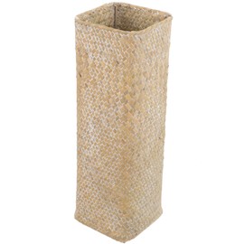 GANAZONO Seagrass Woven Flower Vase Nordic Style Decorative Holder for Dried Flowers Compact Design Stylish Home Accent for Arrangements and Rustic Decor
