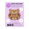 Meloca Designs Mandala Tiger Needle Minder for Cross Stitch, Embroidery,