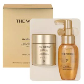 The History of Whoo 유브이 얼티밋 안티 링클 쿠션 선밤 기획세트 선크림 UV Ultimate Anti-Wrinkle Cushion Sun Balm Planning Set Sunscreen [Basic Product]