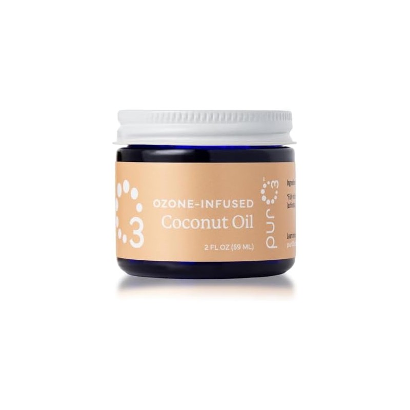 PurO3 Ozonated Coconut Oil - 2 oz by PurO3 Ozonated